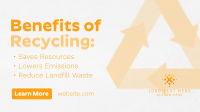 Recycling Benefits Animation