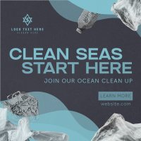 World Ocean Day Clean Up Drive Instagram Post