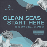 World Ocean Day Clean Up Drive Instagram Post Image Preview