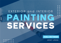 Exterior Painting Services Postcard