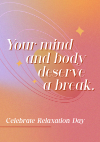 Celebrate Relaxation Day Poster