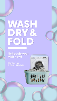 Wash Dry Fold Facebook Story