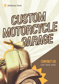 Motorcycle Poster example 2