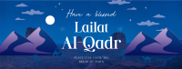 Blessed Lailat al-Qadr Facebook Cover