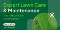 Expert Lawn Maintenance Twitter Post