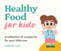 Healthy Recipes for Kids Facebook Post