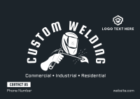 Custom Welding Works Postcard