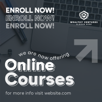 Online Courses Enrollment Instagram Post Image Preview