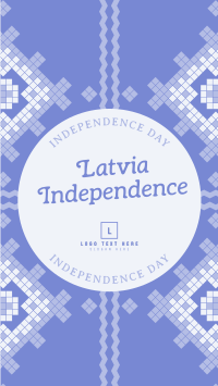 Traditional Latvia Independence Instagram Story