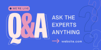 Live Q&A Twitter Post Design