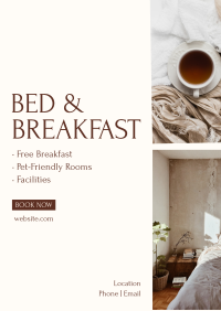 Bed and Breakfast Services Poster