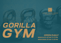 Ape Gym Postcard