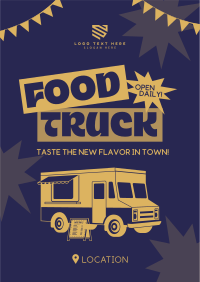 Playful Food Truck Festival Flyer