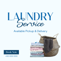 Laundry Delivery Services Instagram Post