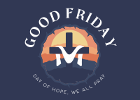 Religious Friday Postcard Design