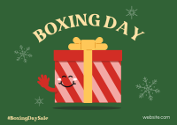 Boxing Day Gift Postcard Design