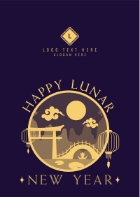 Happy Lunar Year Flyer