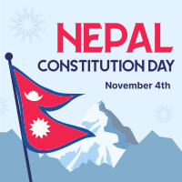 Nepal Day Linkedin Post Design