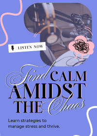 Find Calm Podcast Poster