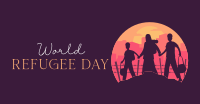 Refugees Silhouette Facebook Ad