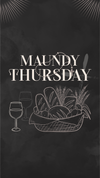 Maundy Thursday Supper Facebook Story