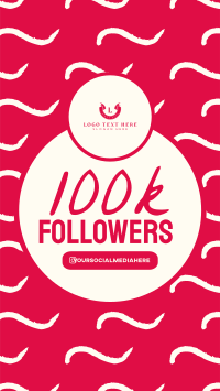 100k Followers Instagram Story