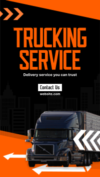 Truck Moving Service Instagram Story