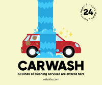 Carwash Services Facebook Post