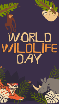 Rustic World Wildlife Day TikTok Video Design