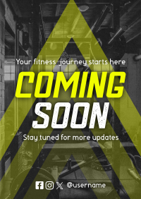 Coming Soon Fitness Gym Teaser Poster