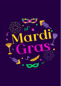 Mardi Gras Festival Flyer