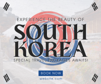 Korea Travel Package Facebook Post