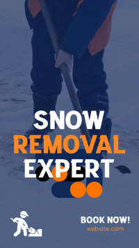 Snow Removal Expert Instagram Story