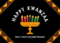 Kwanzaa Culture Postcard