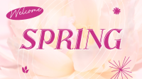 Floral Welcome Spring Facebook Event Cover