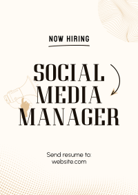 Social Media Manager Poster