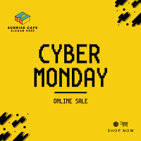 Pixel Cyber Sale Instagram Post Image Preview