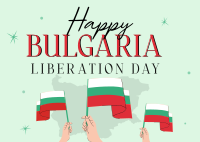 Happy Bulgaria Liberation Day Postcard