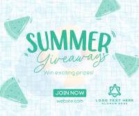 Refreshing Summer Giveaways Facebook Post