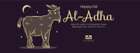 Eid Al Adha Goat Facebook Cover Image Preview