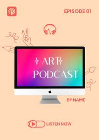 Art Podcast Episode Poster