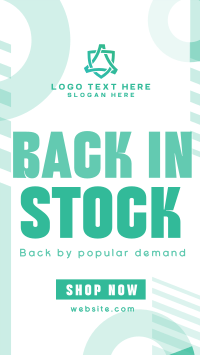 Corpo Back In Stock Instagram Story