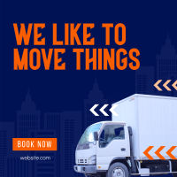 We Like to Move It Instagram Post Design