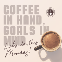 Coffee Motivation Quote Instagram Post