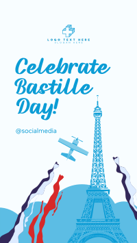 Celebrate Bastille Day Instagram Reel Image Preview