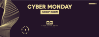 Cyber Monday Line Flow Facebook Cover