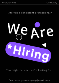 UX Recruitment Flyer