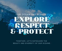 Ocean Day Pledge Facebook Post