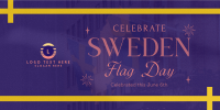 Commemorative Sweden Flag Day Twitter Post