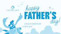 Playful Father's Day Greeting Animation